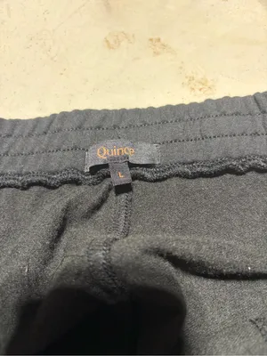 Quince supersoft fleece Black Women's Track Joggers large thumbnail 5