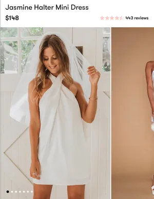 Show Me Your Mumu Jasmine Halter Mini Dress thumbnail 2