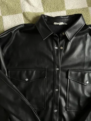 12th Tribe Leather Shacket thumbnail 6