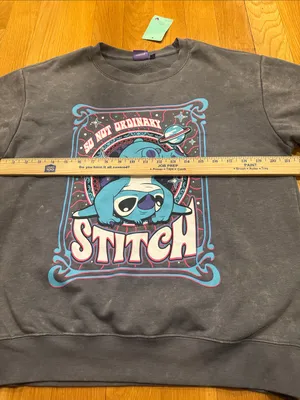 NWT Disney Stitch sweatshirt size large. thumbnail 5