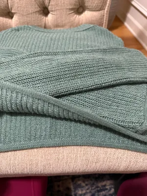 Wild Fable Mint Green Cropped Sweater thumbnail 5