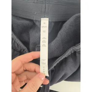 Stori Sweatpants Womens 10 Cotton Joggers Dark Gray Fleece EUC thumbnail 4