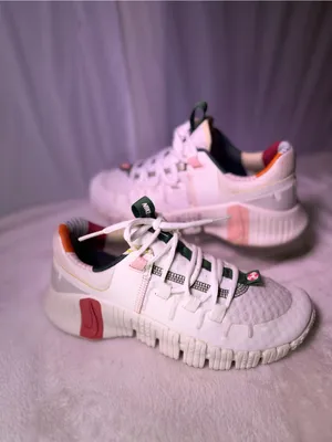 Nike Kids' White Multicolor Free-Style Athletic Shoes thumbnail 2