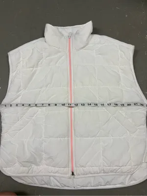 FP Movement Free People In A Bubble Quilted Puffer Vest White Womens Large thumbnail 8