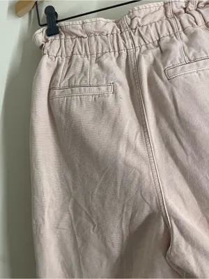 Free People Margate Pleated Paperbag Trousers Misty Rose size XS thumbnail 13
