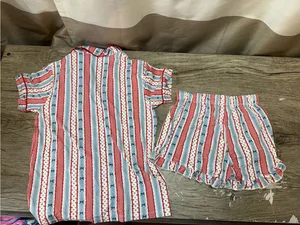 In my jammers Heritage Striped Women's Short Set size xs NWT thumbnail 4