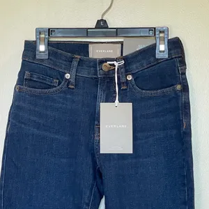 Everlane Blue Medium Wash Authentic Stretch Mid Rise‎ Skinny Jeans Size 23 thumbnail 6