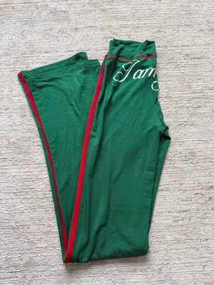 I.AM.GIA Green Zip-Front Crop Hoodie & Flared Track Pants (Size XS) thumbnail 6