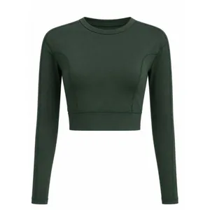A.S. Revival Green Open Back Cropped Workout Top S thumbnail 2