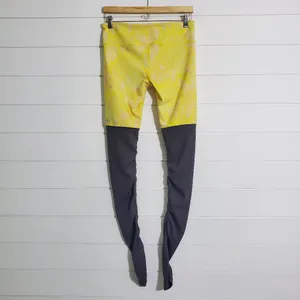 Alo Yoga Alo Goddess‎ Indio Zest High Waist Leggings Yellow & Gray. Size M thumbnail 3