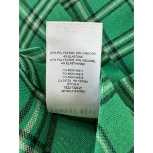 Aritzia Sunday Best Kelly Green, Black & White Pleated Mini Skirt thumbnail 9