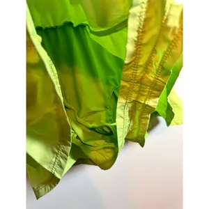 Brand New Free People Movement Women's Large Chartreuse Green Mini Skirt thumbnail 7