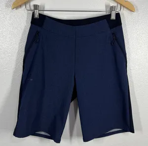 Salomon Athletic Shorts Hiking Running Zip‎ Pockets Blue Black Size 4 Outdoors thumbnail 1