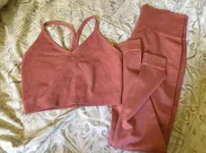 Set Active & OUAI Leggings & Matching Bra thumbnail 1
