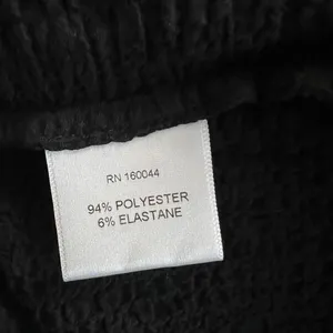 Frances Hart Black Gauze Maternity Midi Dress Long Sleeve Pockets XS thumbnail 6