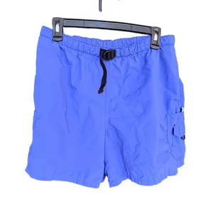 Columbia Sportswear Womens Blue Nylon Cargo Shorts Integrated Belt Size M thumbnail 1
