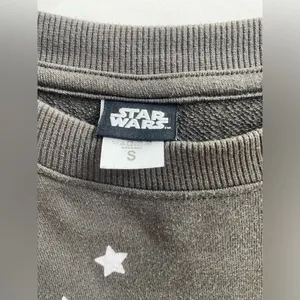 Star Wars Pullover Sweatshirt Womens Small Gray Long Sleeve Crewneck thumbnail 4