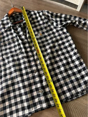 Carhartt Women’s Rugged Flex Loose Midweight Flannel Long Sleeve Plaid Shirt XL thumbnail 10