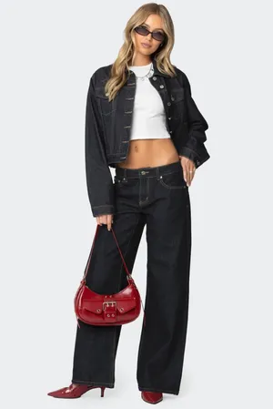 Low-Rise Edikted Jeans thumbnail 1