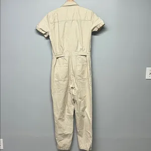 Outerknown‎ S.E.A. Utility Linen Cotton Jumpsuit Carpenter Utility Tan Small thumbnail 4