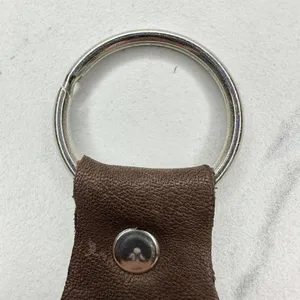Soft Brown Leather Fringe Western Concho Rock Creek Idaho Boho Keychain Keyring thumbnail 4