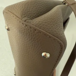 Taupe Faux Leather Purse NWOT thumbnail 3