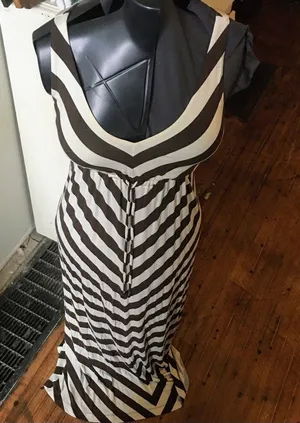 Tommy Bahama striped v-neck maxi dress thumbnail 1