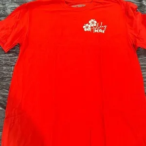 K Holiday Red T-Shirt with Floral Print thumbnail 1