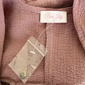 NWOT Pink Lily Mauve Romper thumbnail 8