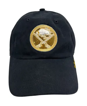 Buffalo Sabres Women's Blue Baseball Cap‎ NHL 47 Brand Gold Logo Adjustable thumbnail 1
