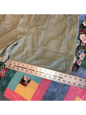 J.Crew $65 Women's L Olive Green Casual Comfort Stretch Summer Camp Shorts thumbnail 9