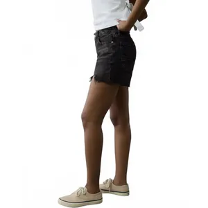AE Stretch Low-Rise Ex-Boyfriend Denim Short American Eagle NWT Black Wash Sz 4 thumbnail 2
