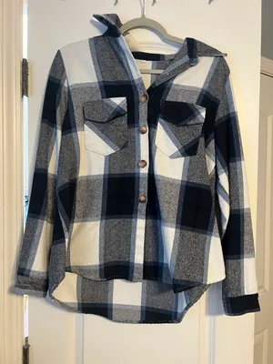 blue shacket Size M thumbnail 1