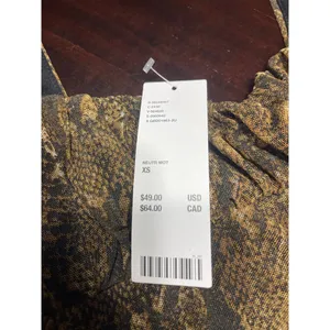 Urban Outfitters Snakeskin Print Slip Dress Boho Chic‎ Party Cocktail T-7 thumbnail 4