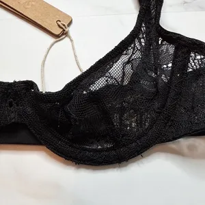 NWT Skims Ultra Fine Lace Half Cup Demi Underwire Bra thumbnail 3