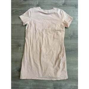 Guess Big Bling Logo T-Shirt Dress L Pink Rose‎ Quartz Pink Women's Summer thumbnail 8