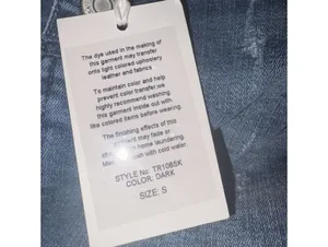 tricot High-Waisted Distressed Denim Mid Skirt - Size Small thumbnail 5