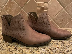Taupe Booties thumbnail 1