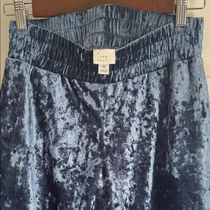 a new day Blue Velvet Boho Wide Leg Pants thumbnail 2