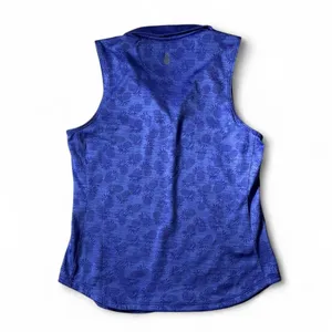 Tommy Bahama IslandZone Sleeveless Polo Shirt XS Blue‎ Pineapple Print Golf thumbnail 2