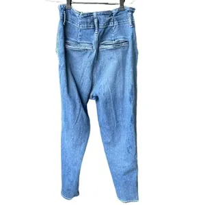 Hollister 11L W30 paper bag waist tapered leg pleated at ankle. thumbnail 2