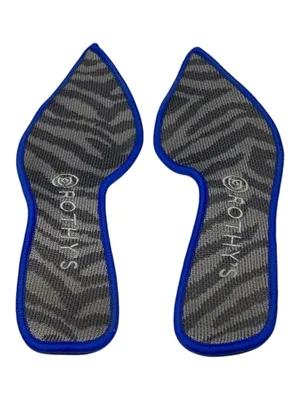 VHTF: Retired Rothy’s ➤ The Point Flats ➤ Grey Zebra Stripe Print ➤ 8M ➤ Sustain thumbnail 12