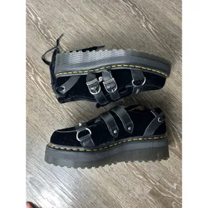 Dr. Martens Wednesday Addams Ramsay Quad Platform Mary Jane Goth Euro Grunge S 7 thumbnail 3