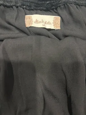 Altar'd State Black Ruffle Top thumbnail 3