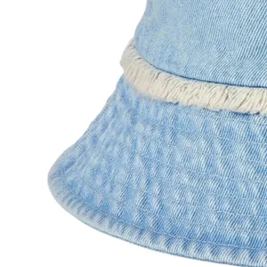 Universal Threads Denim Bucket Hat Light Wash Blue 100% Cotton unisex adjustable thumbnail 3