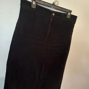 Everlane The Corduroy Wide Leg Pant Black High Rise Size 12 Fall Casual #900 thumbnail 3