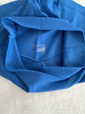 OFFLINE by Aerie Royal Blue Biker Shorts thumbnail 3