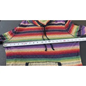 Lauren Ralph Lauren Active L Rainbow Striped Cowl Neck Top Long Sleeve Y2K Top thumbnail 7