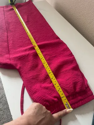 New York Clothing Company Bright Fuchsia Elastic Waist Pants thumbnail 10
