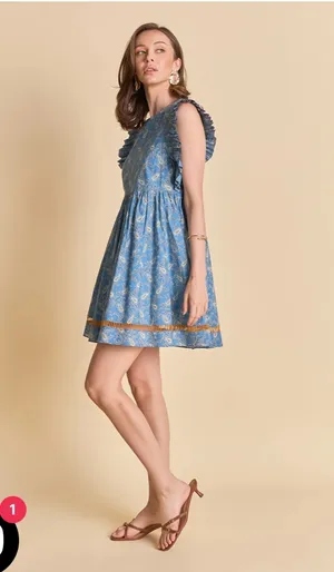 English factory mini paisley dress thumbnail 3
